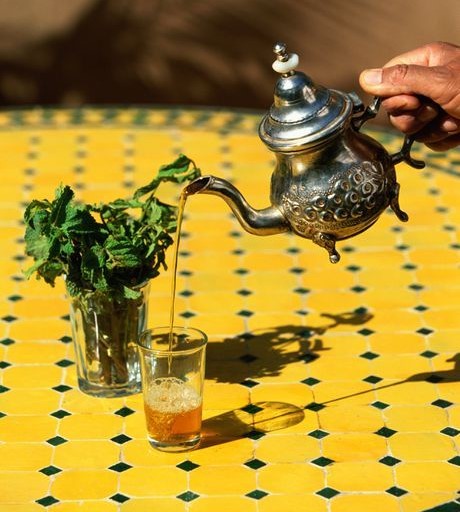 After The Best Moroccan Food: Mint Tea!